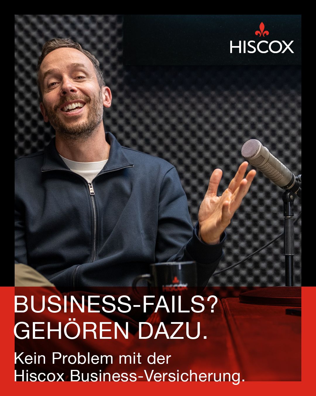 Hiscox Deutschland ad