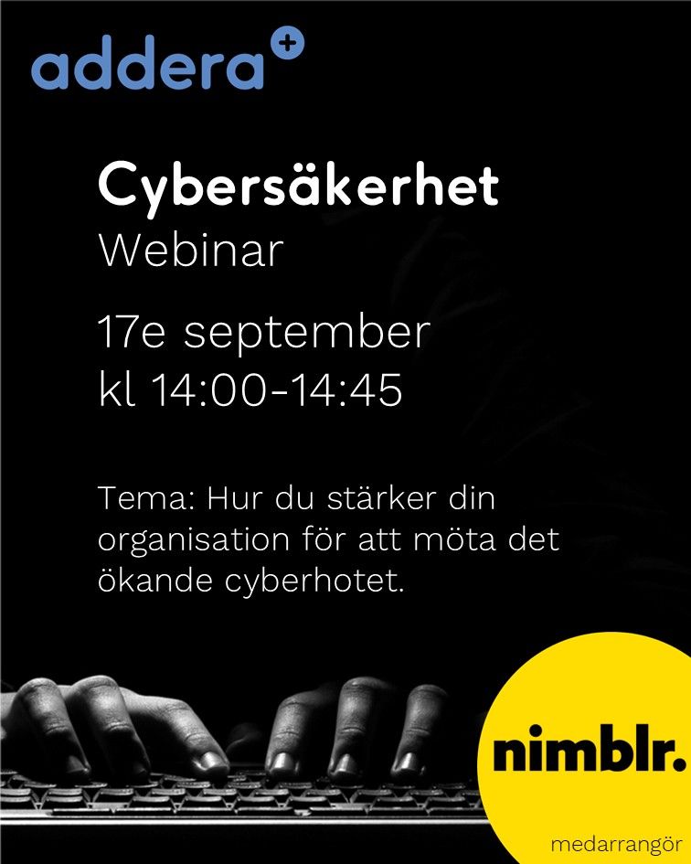 addera cybersäkerhet ad