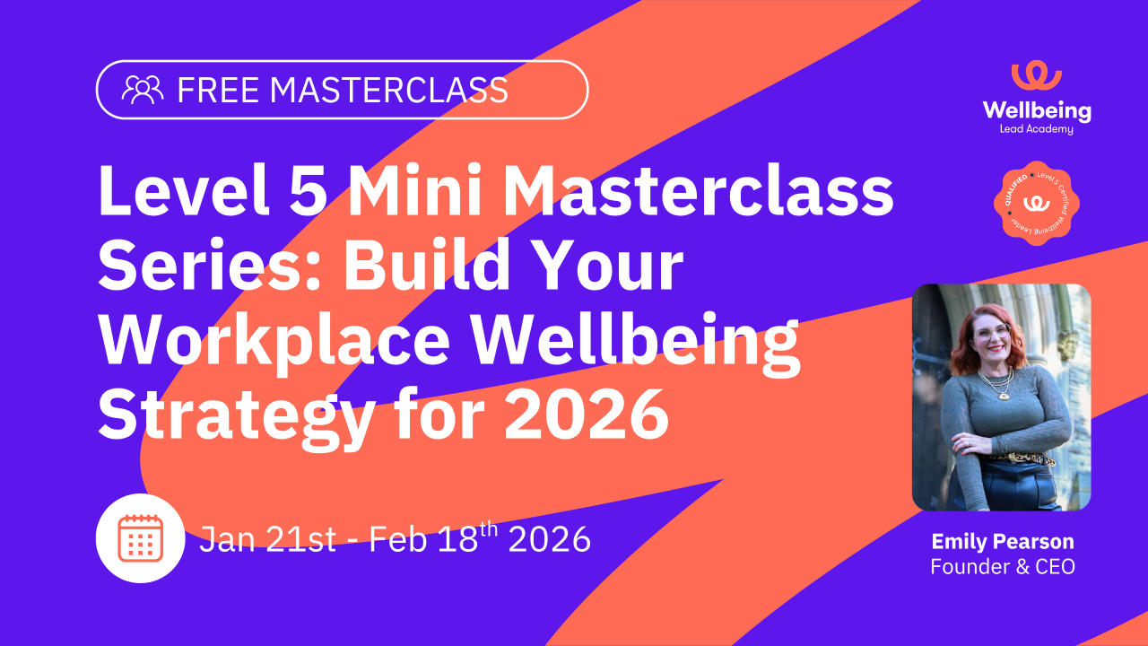 Wellbeing Lead Academy ad