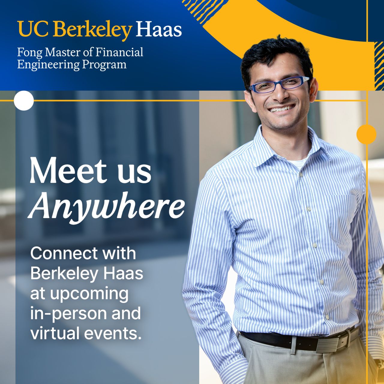 UC Berkeley Haas Master of Financial Engineering Program ad
