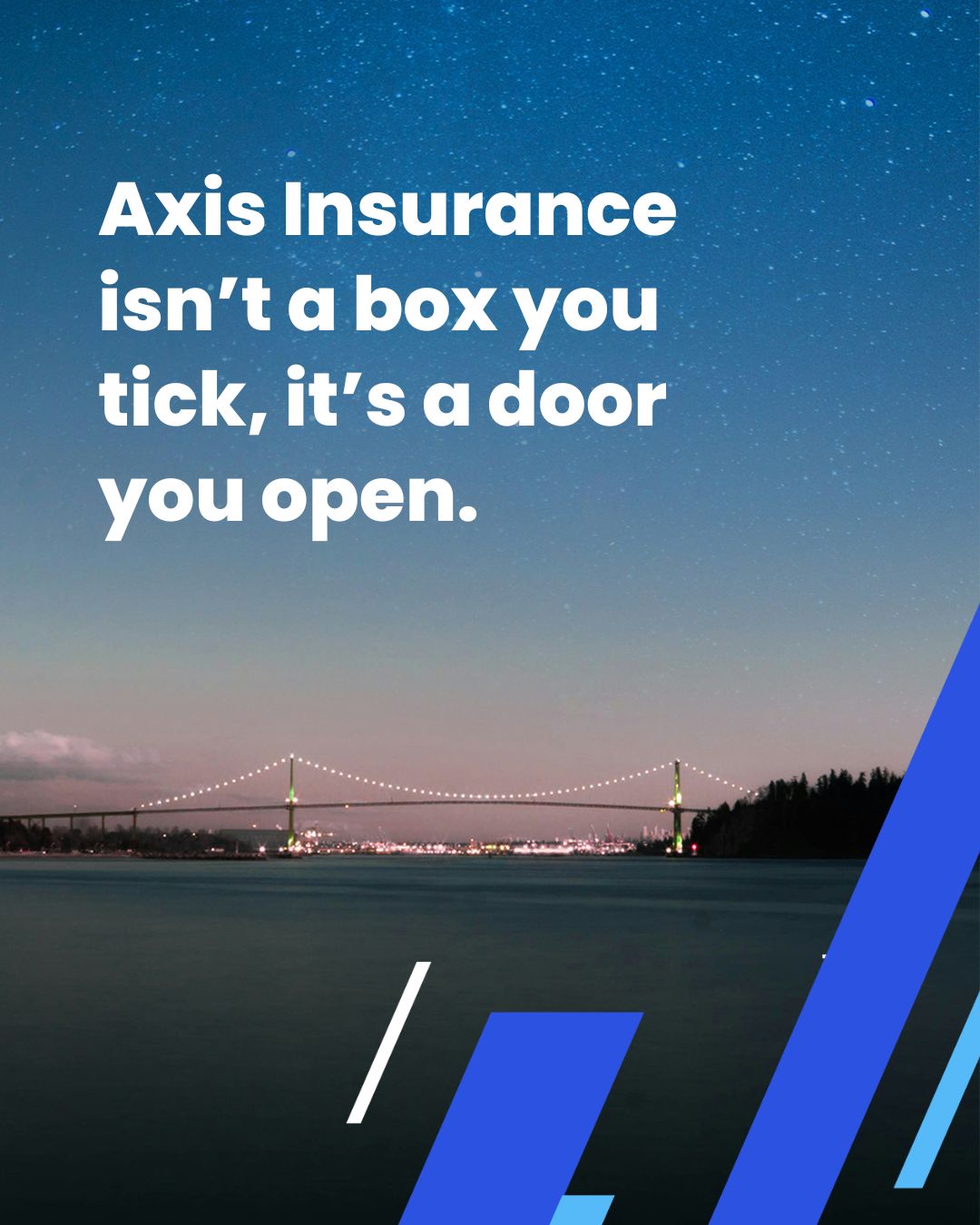 Axis Insurance ad