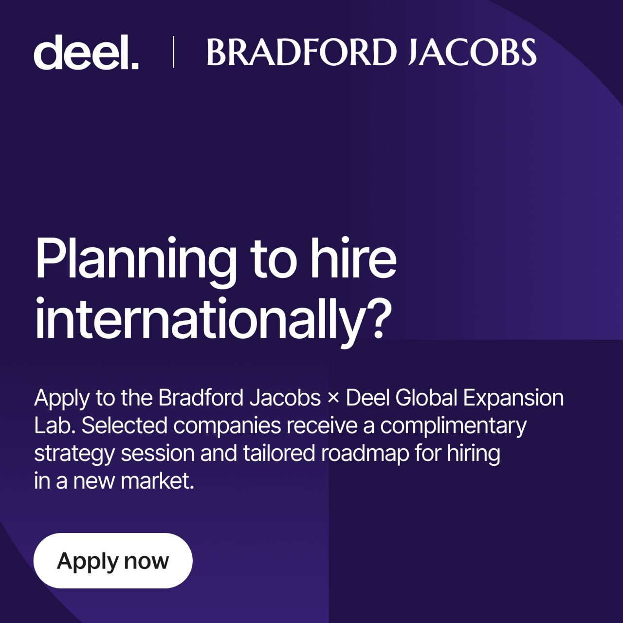 Bradford Jacobs ad