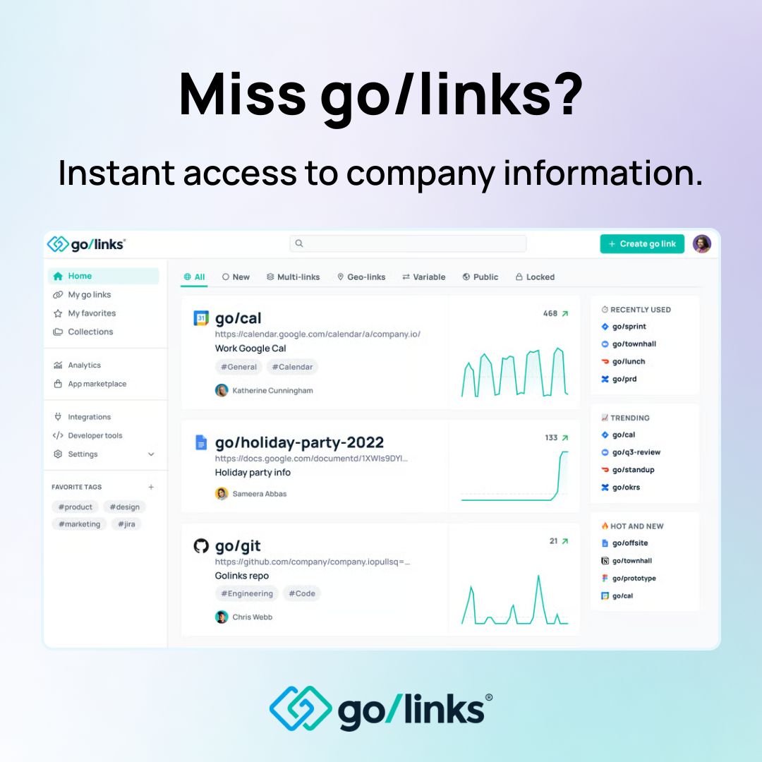 GoLinks ad