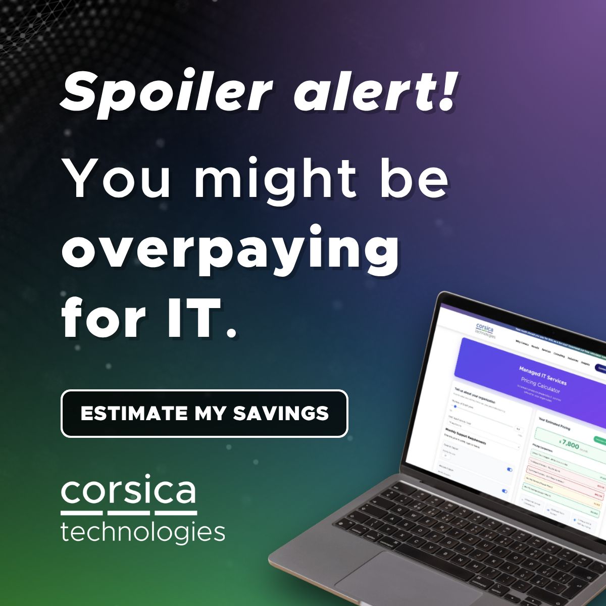 Corsica Technologies ad