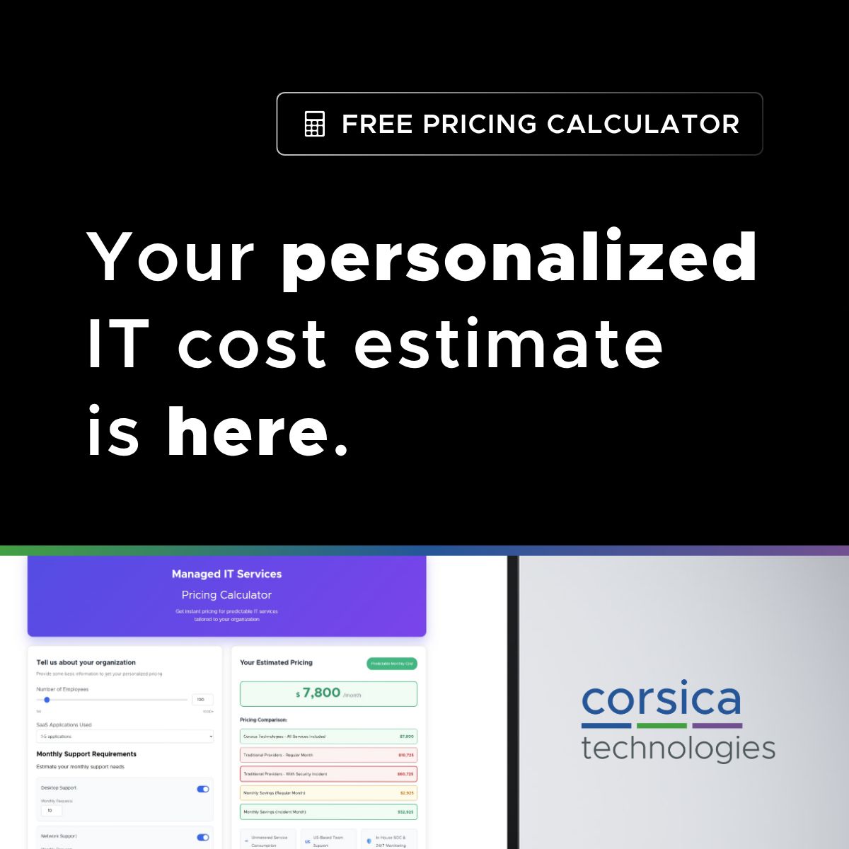 Corsica Technologies ad