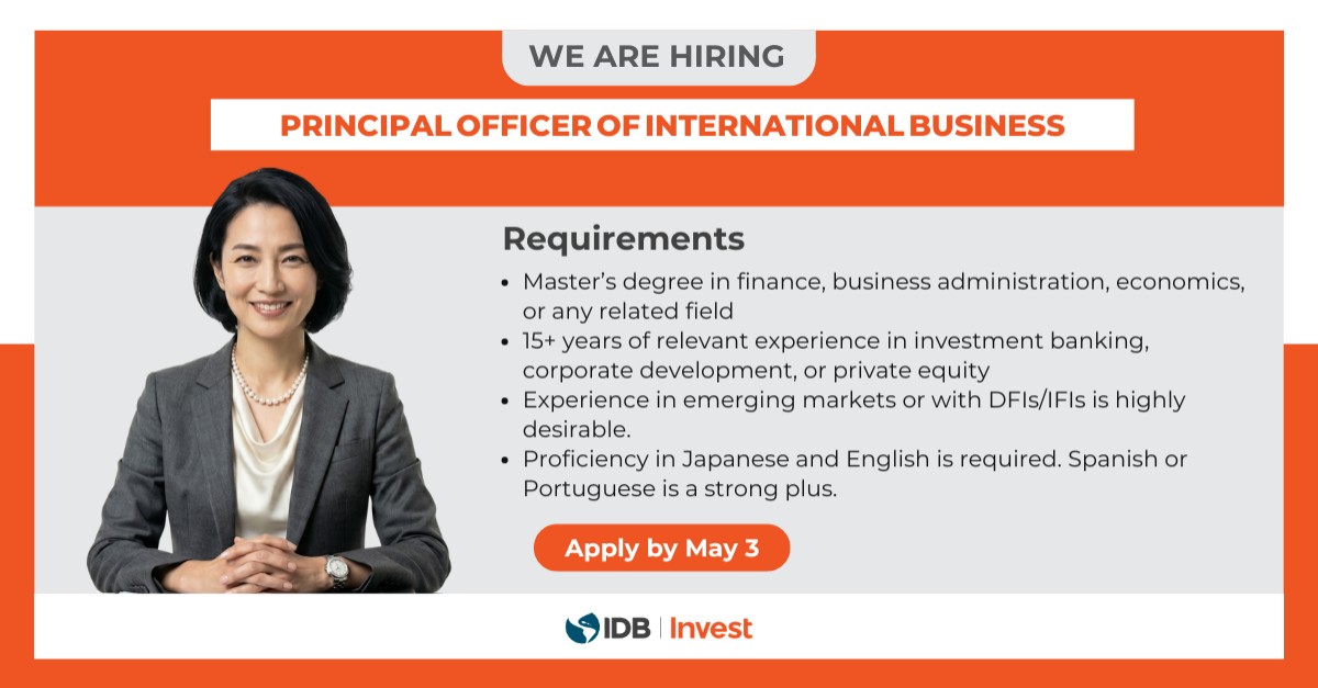 IDB Invest ad