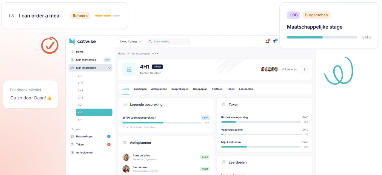Catwise | Leerlingontwikkelplatform ad