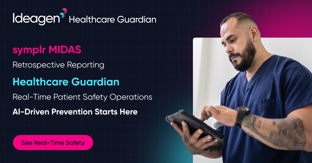 Ideagen Healthcare Guardian ad