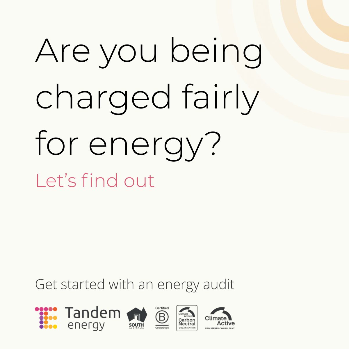 Tandem Energy ad