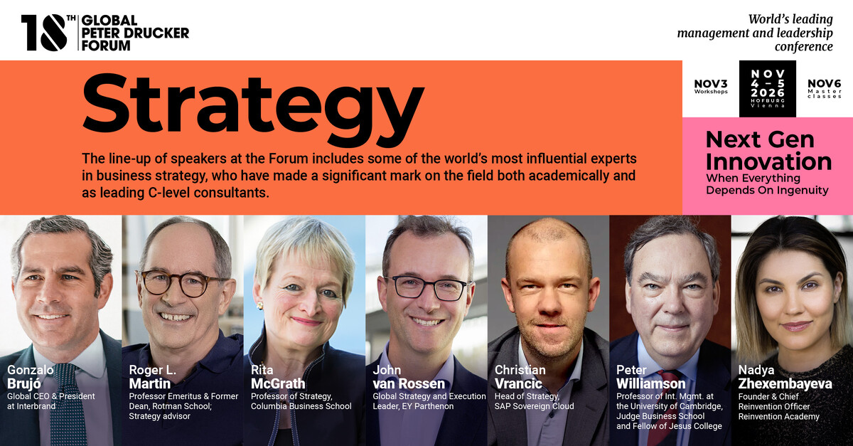 Global Peter Drucker Forum ad