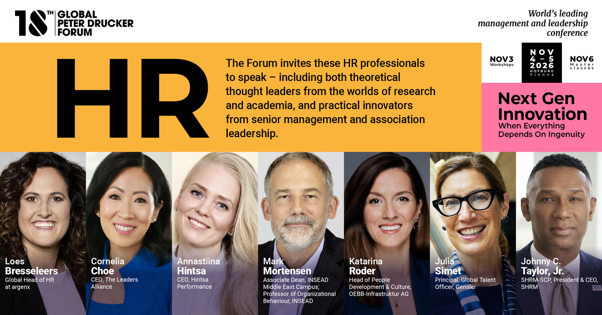 Global Peter Drucker Forum ad