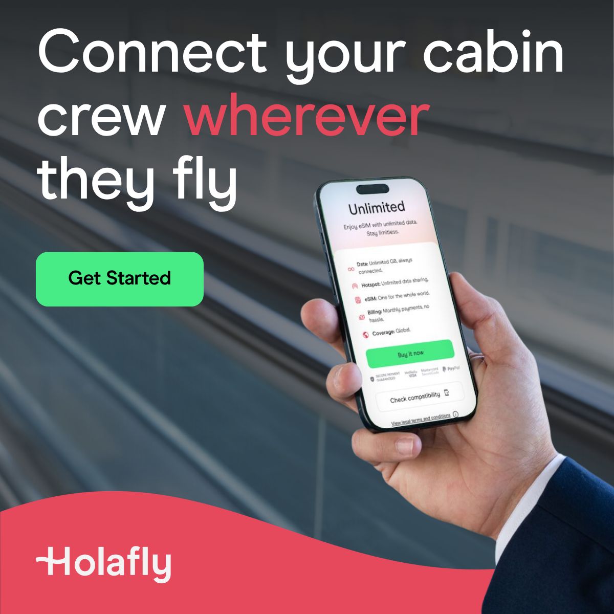 Holafly ad