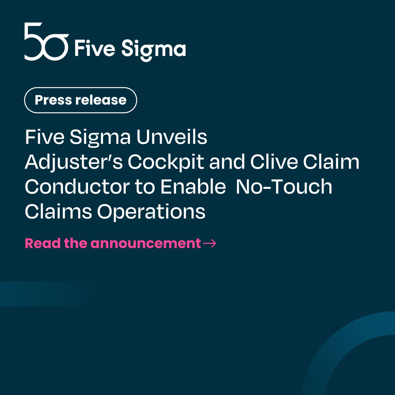 Five Sigma - AI Claims Management ad
