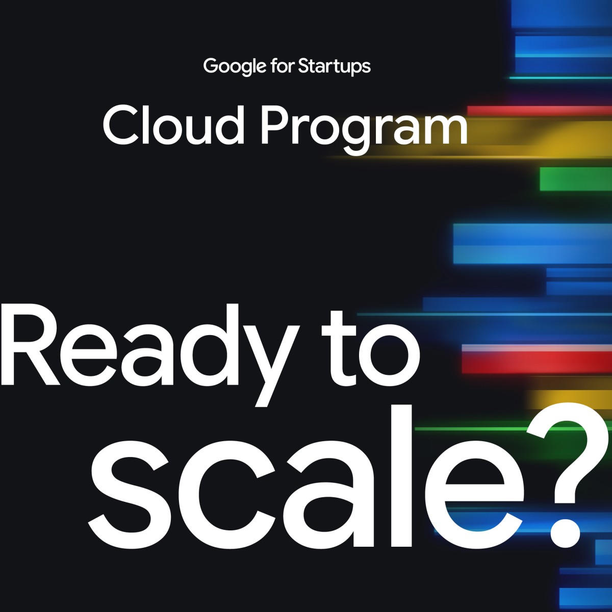 Google for Startups ad