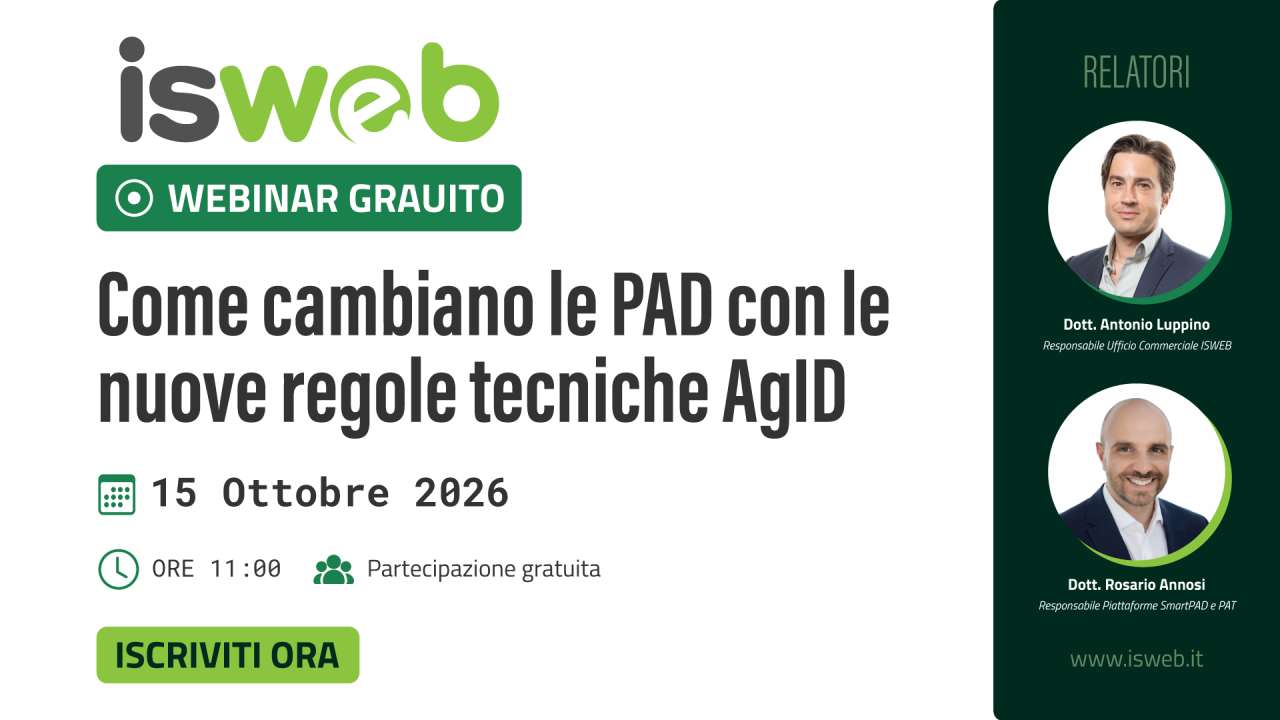 ISWEB S.p.A. ad