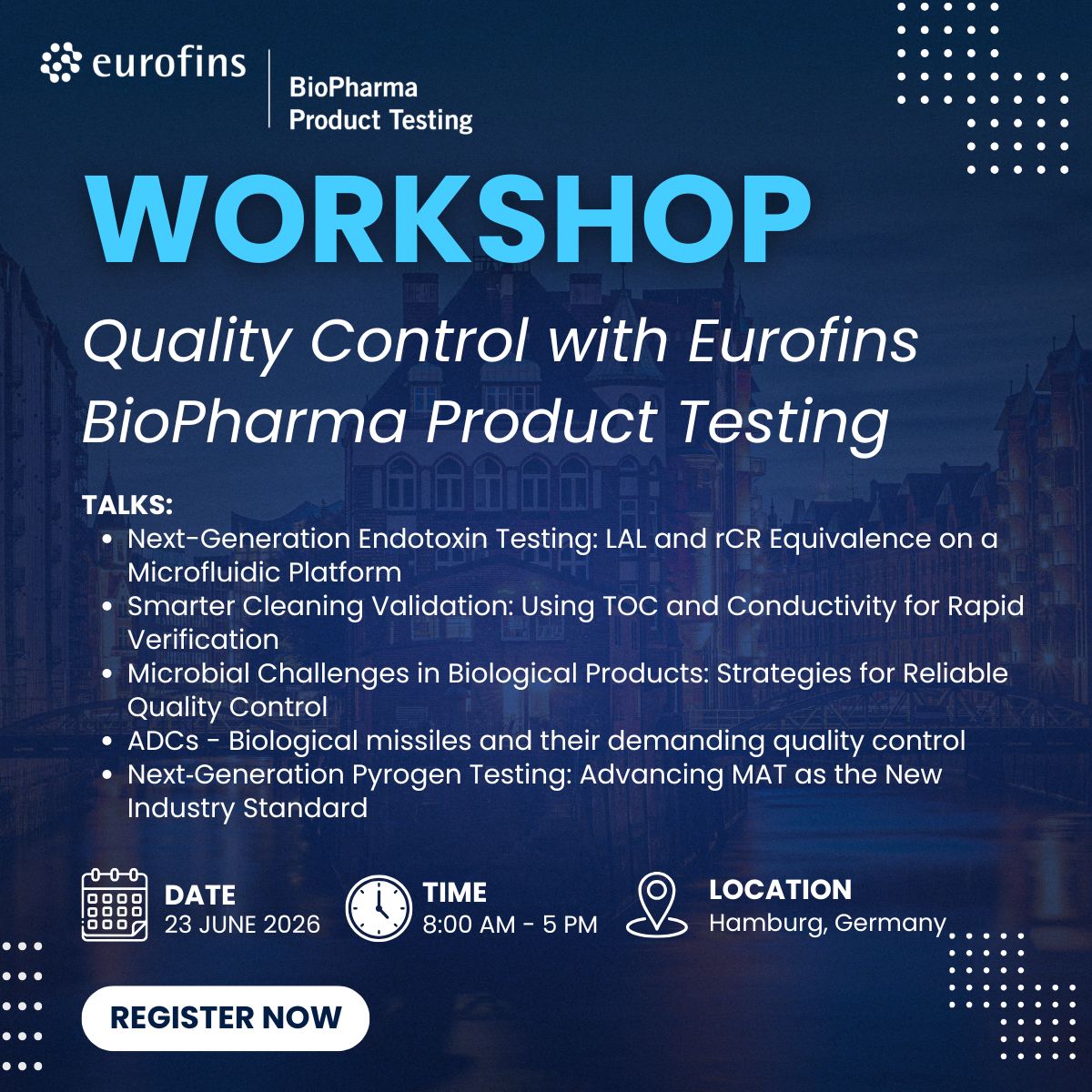 Eurofins BioPharma Product Testing Germany ad
