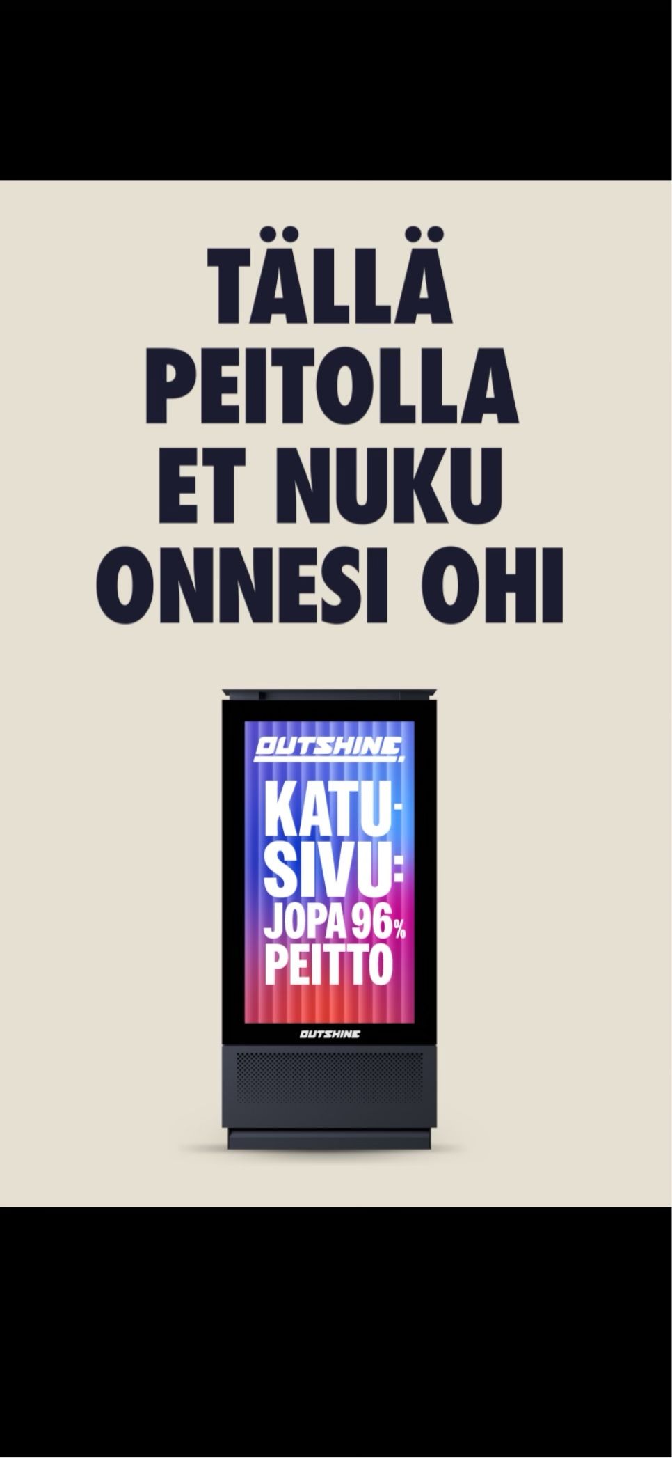 Outshine ad