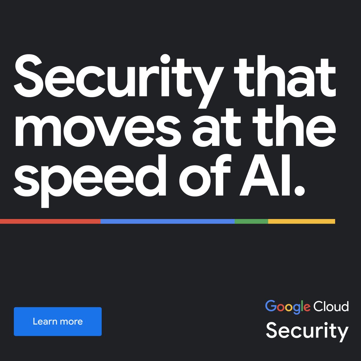 Google Cloud Security ad