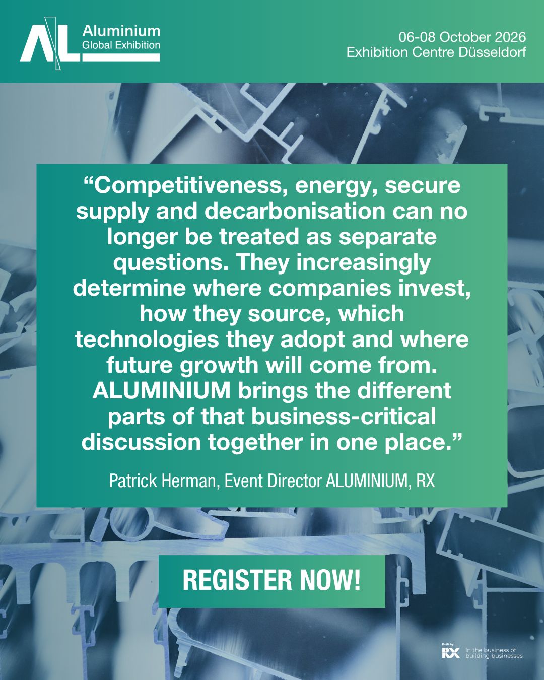ALUMINIUM - Global Exhibition ad