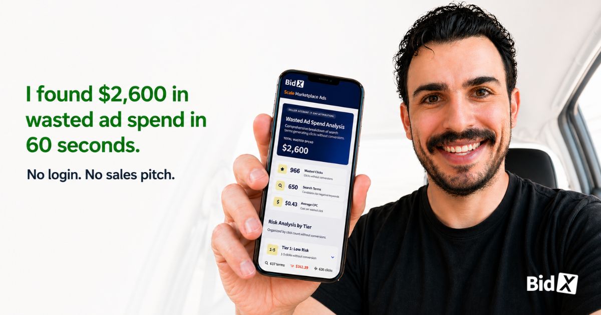 BidX - Scale Marketplace Ads ad
