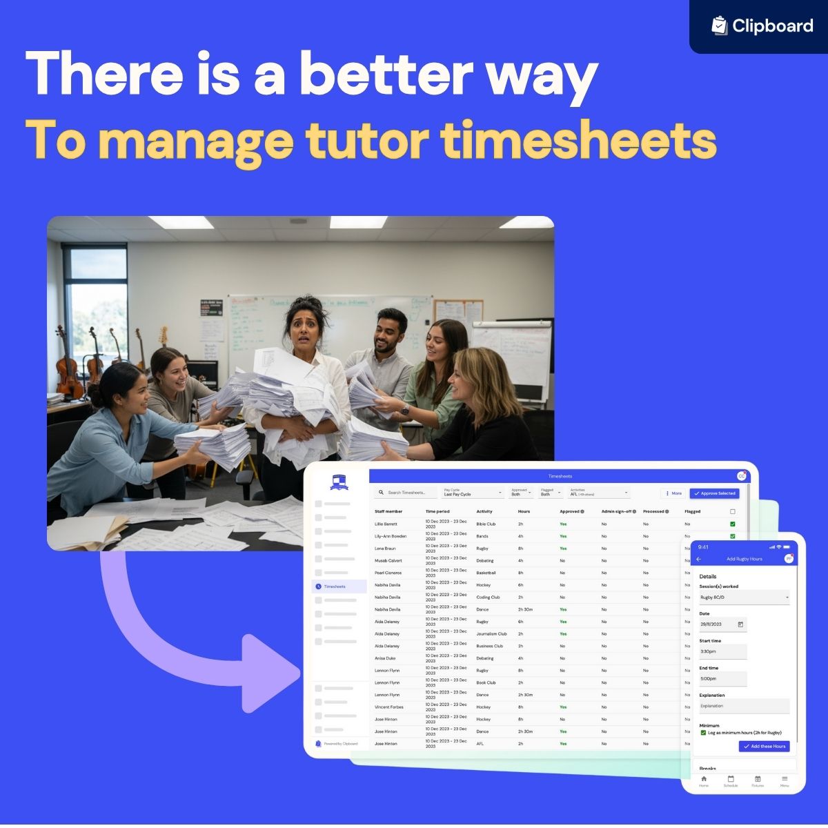Clipboard ad