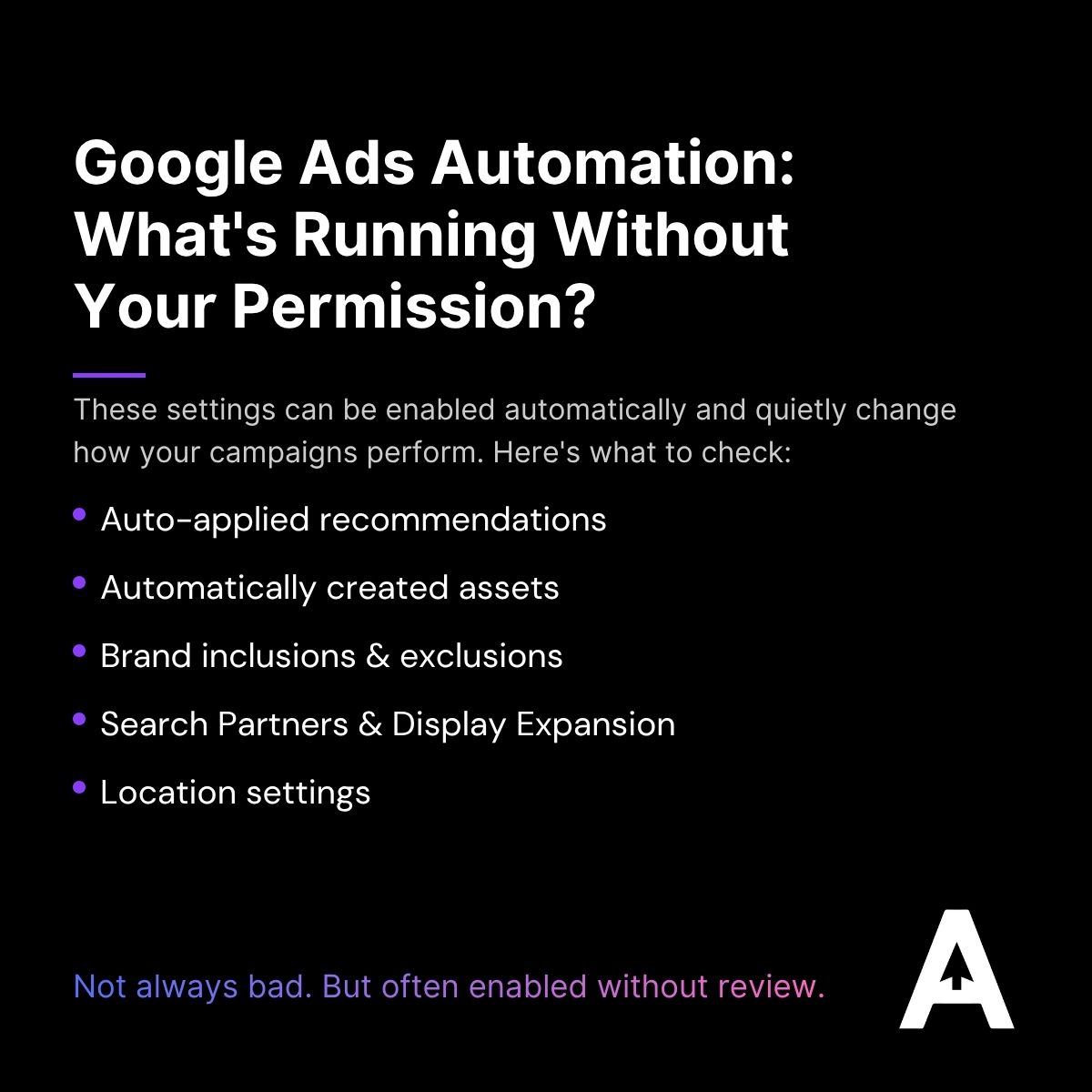Algebra ad