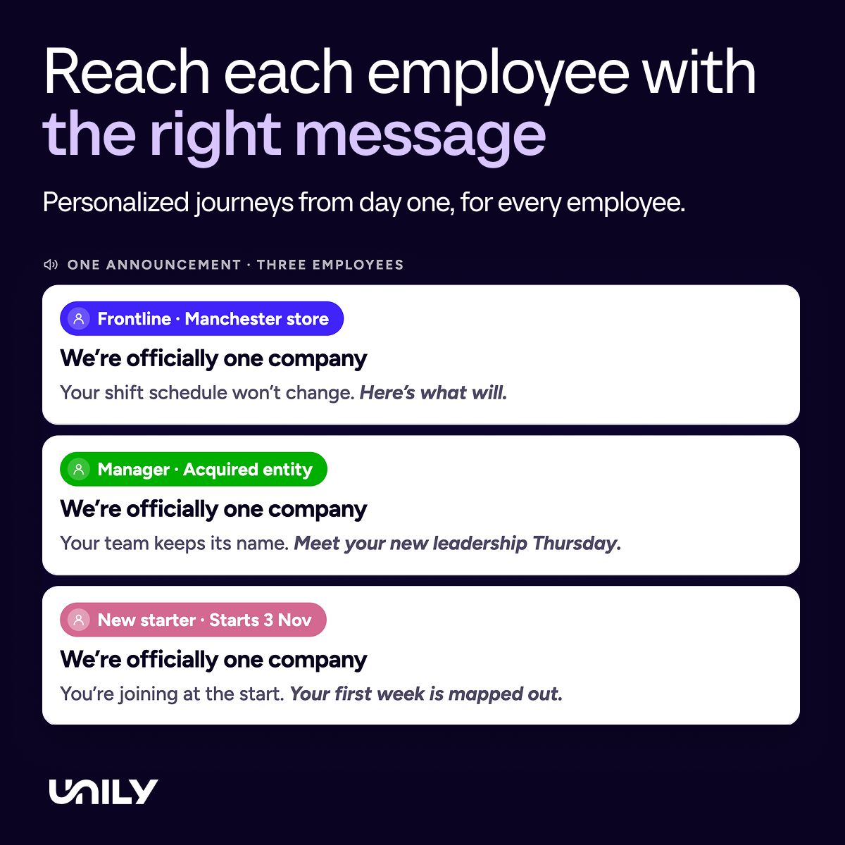 Unily ad
