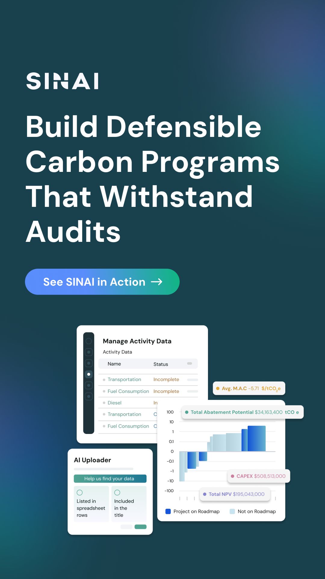 SINAI Carbon Management ad