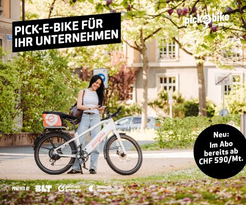 Pick-e-Bike Basel ad
