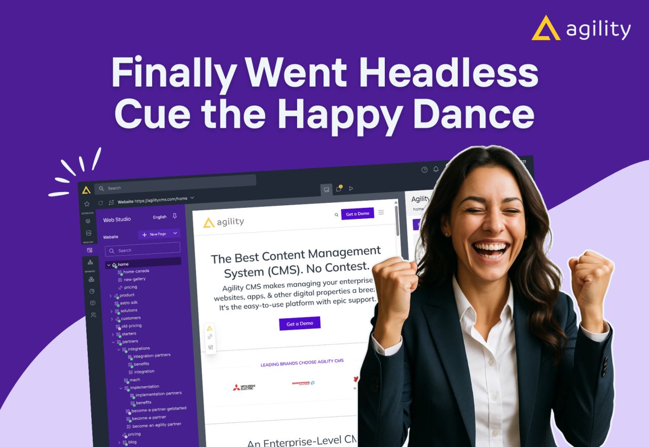Agility CMS ad