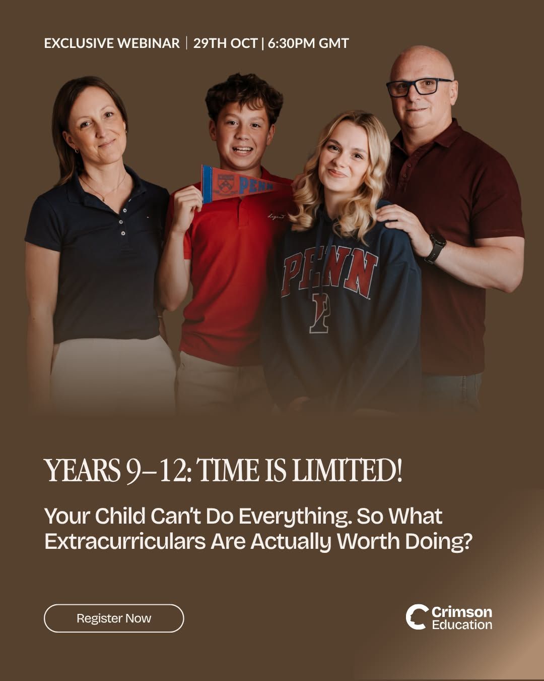 Crimson Education ad