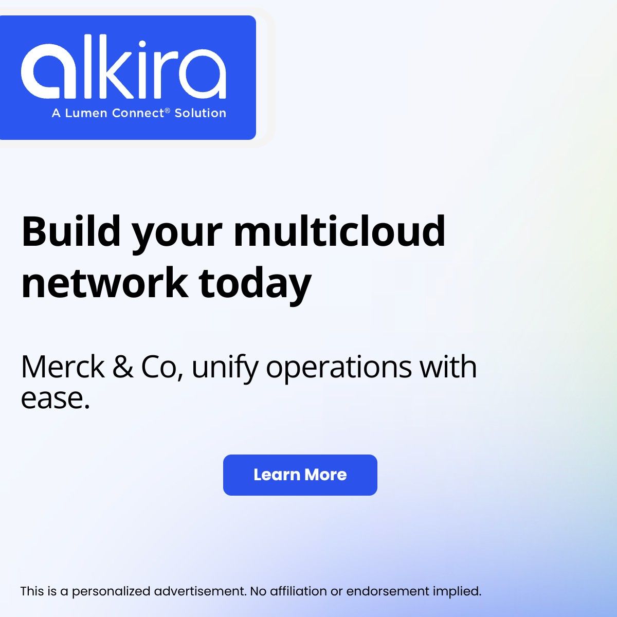 Alkira, Inc. ad