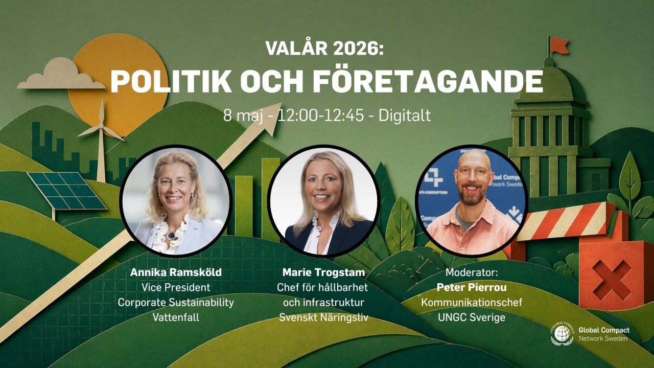 UN Global Compact Network Sweden ad