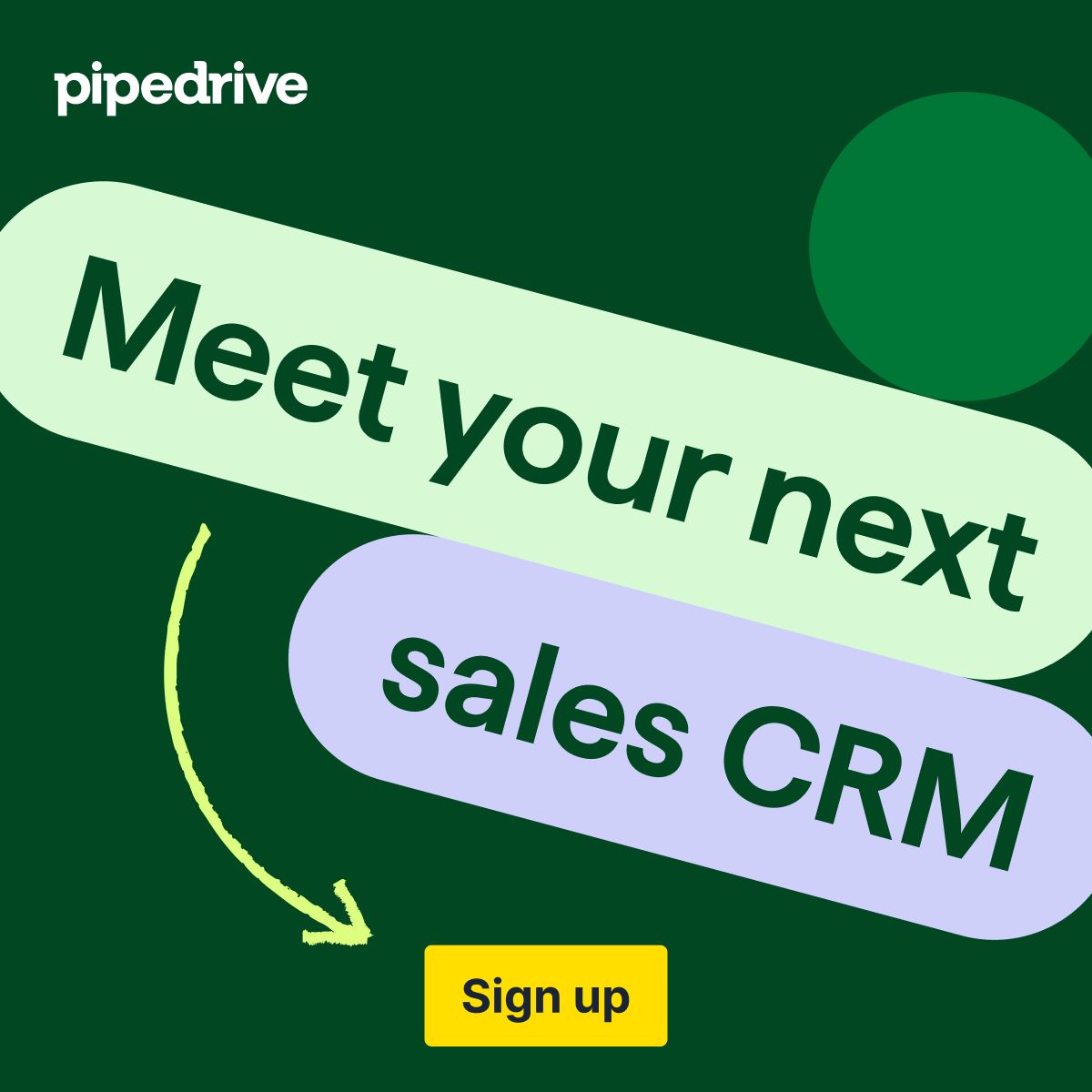 Pipedrive ad