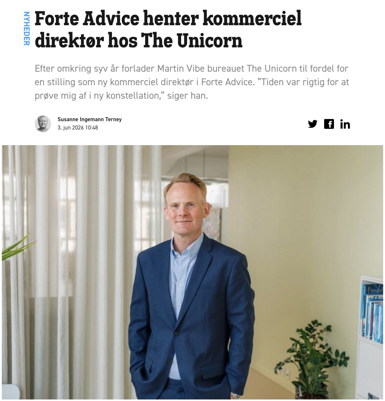 Forte Advice ad