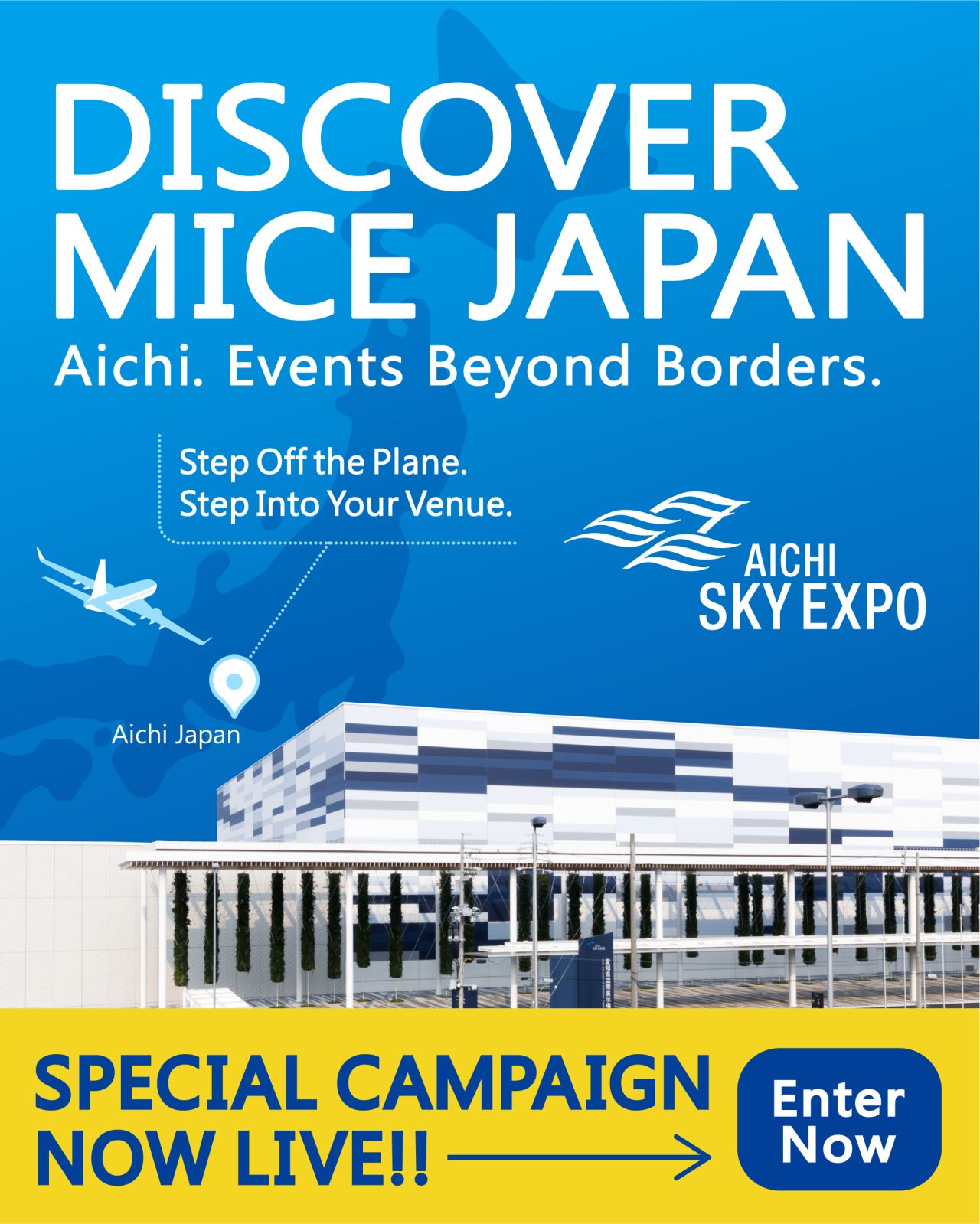 Aichi Sky Expo　International Convention & Exhibition Center ad