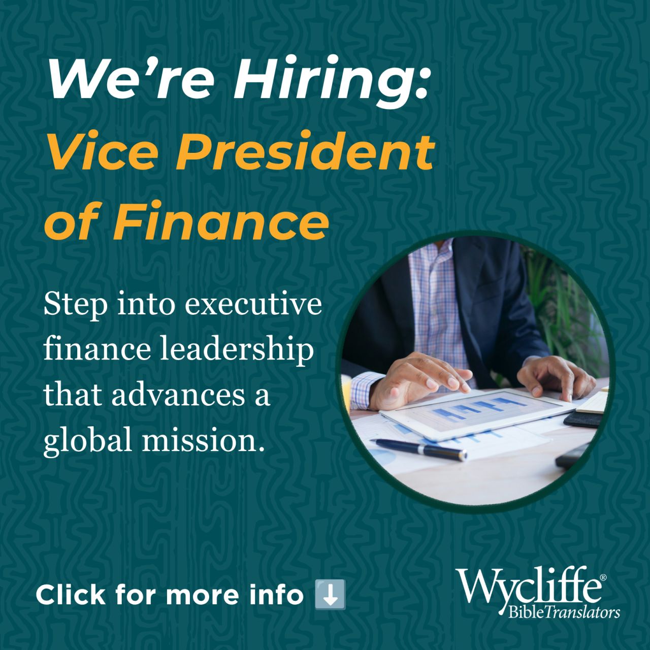 Wycliffe Bible Translators USA ad