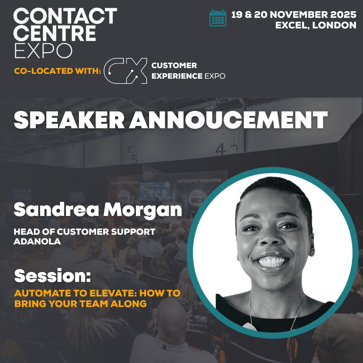 Contact Centre & Customer Experience Expo UK ad