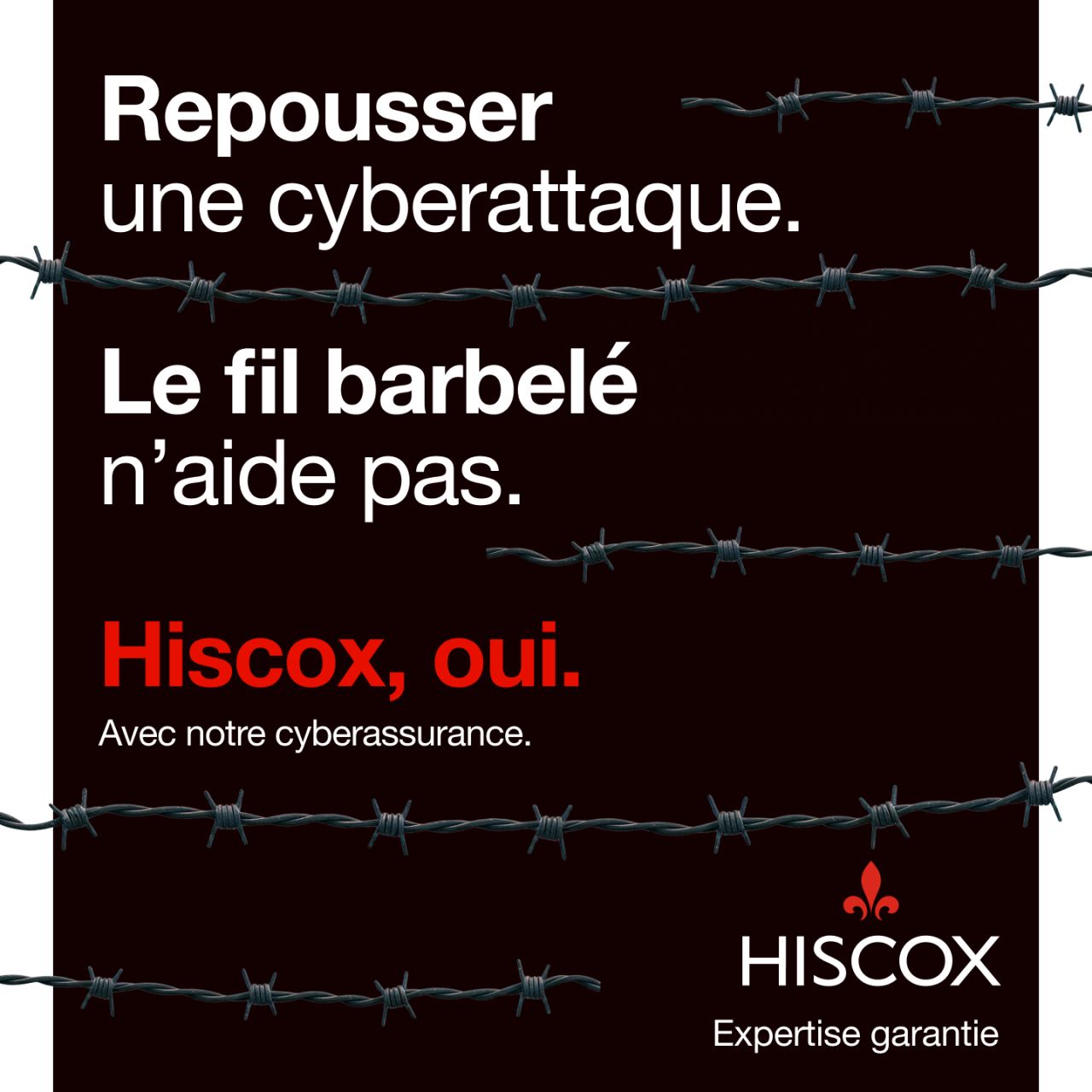 Hiscox Belgium ad