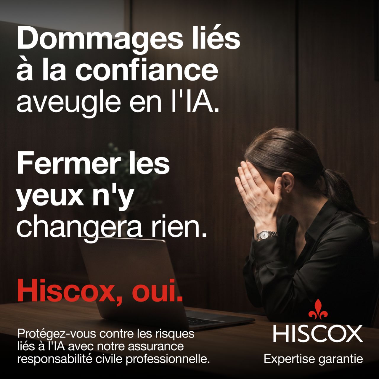 Hiscox Belgium ad