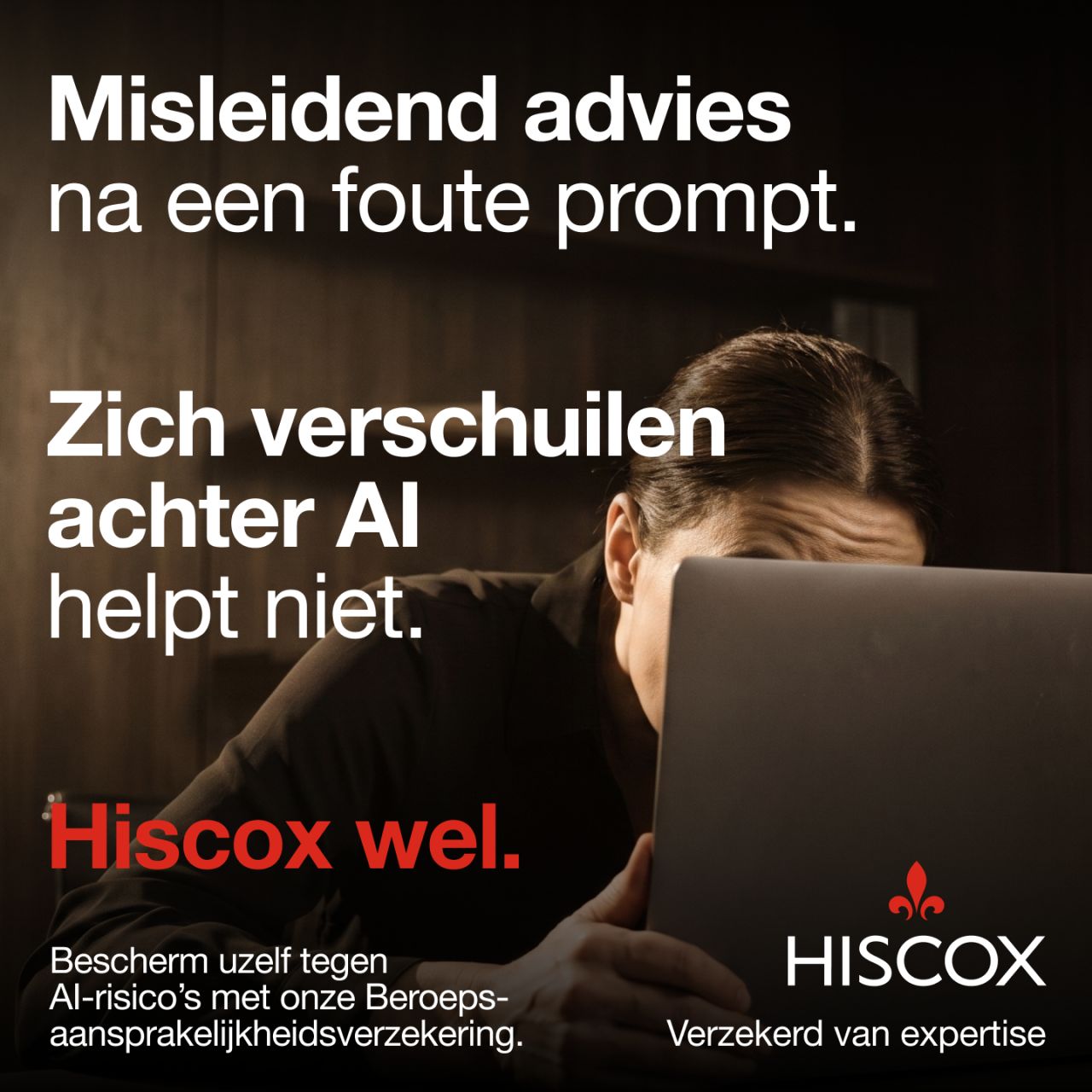 Hiscox Belgium ad