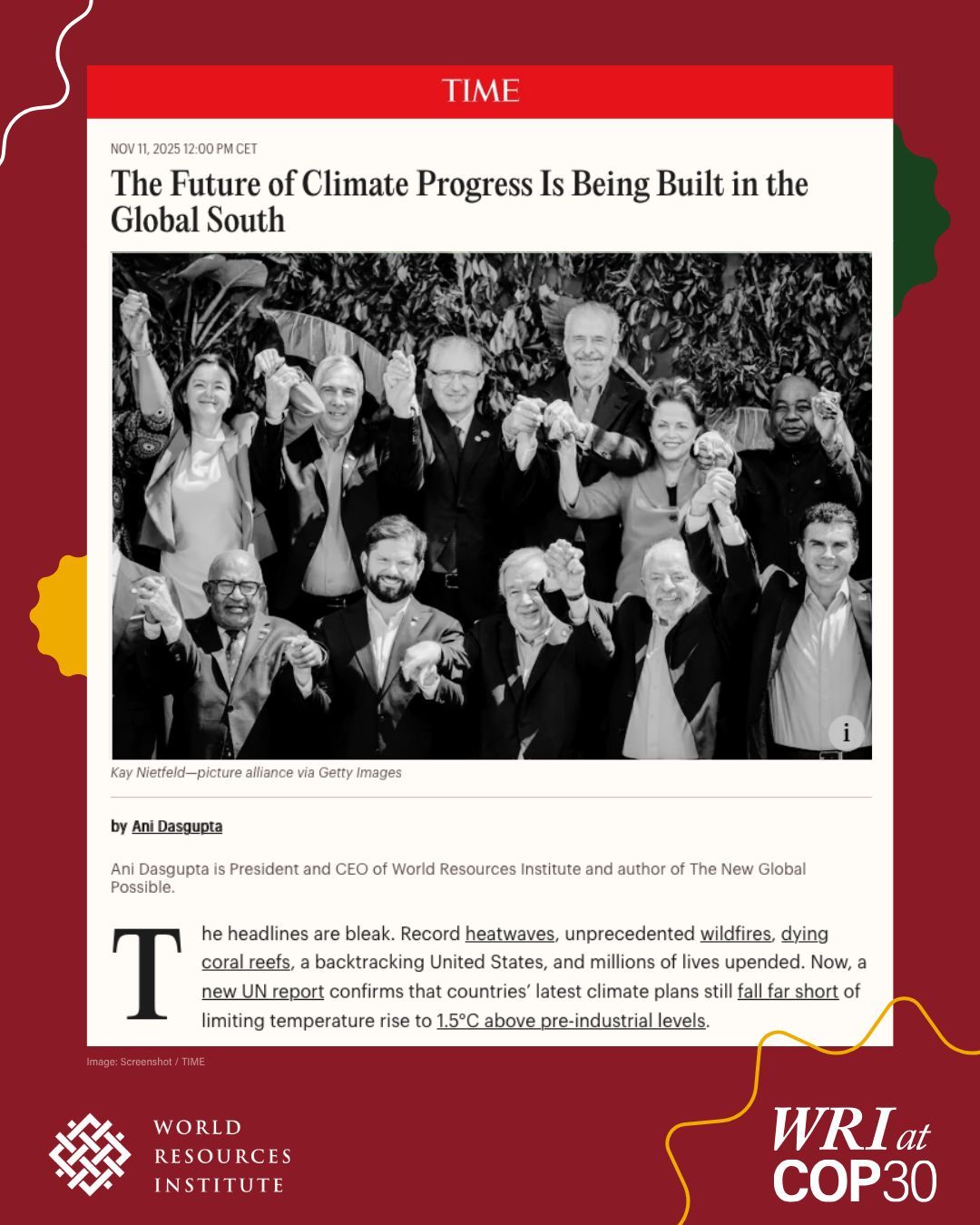 World Resources Institute ad