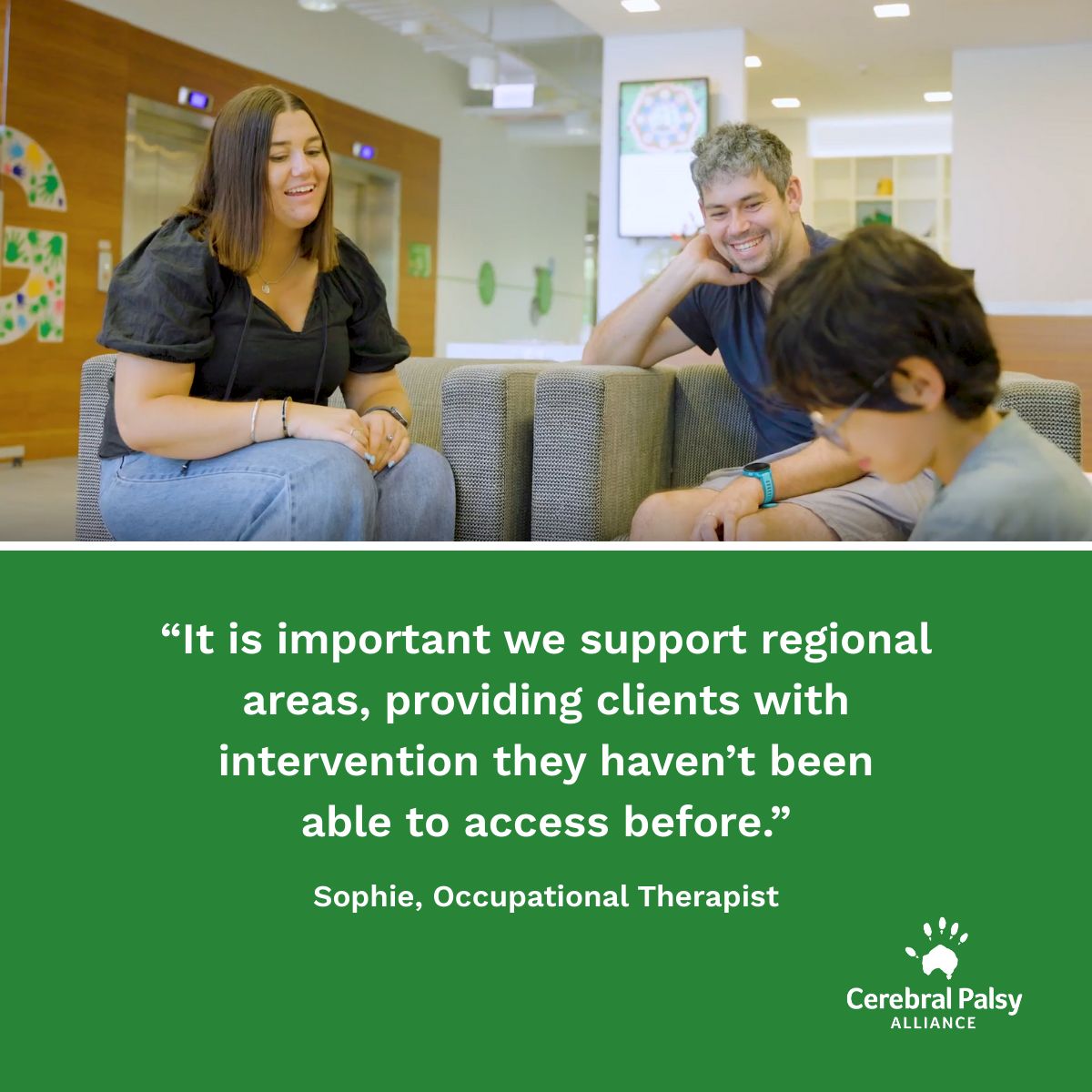 Cerebral Palsy Alliance ad
