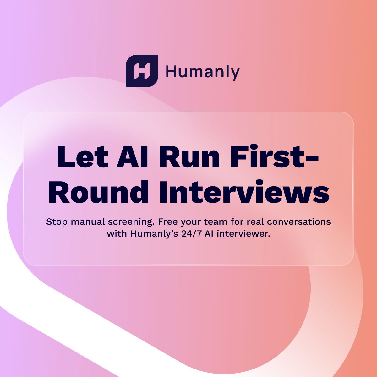 Humanly (humanly.io) ad