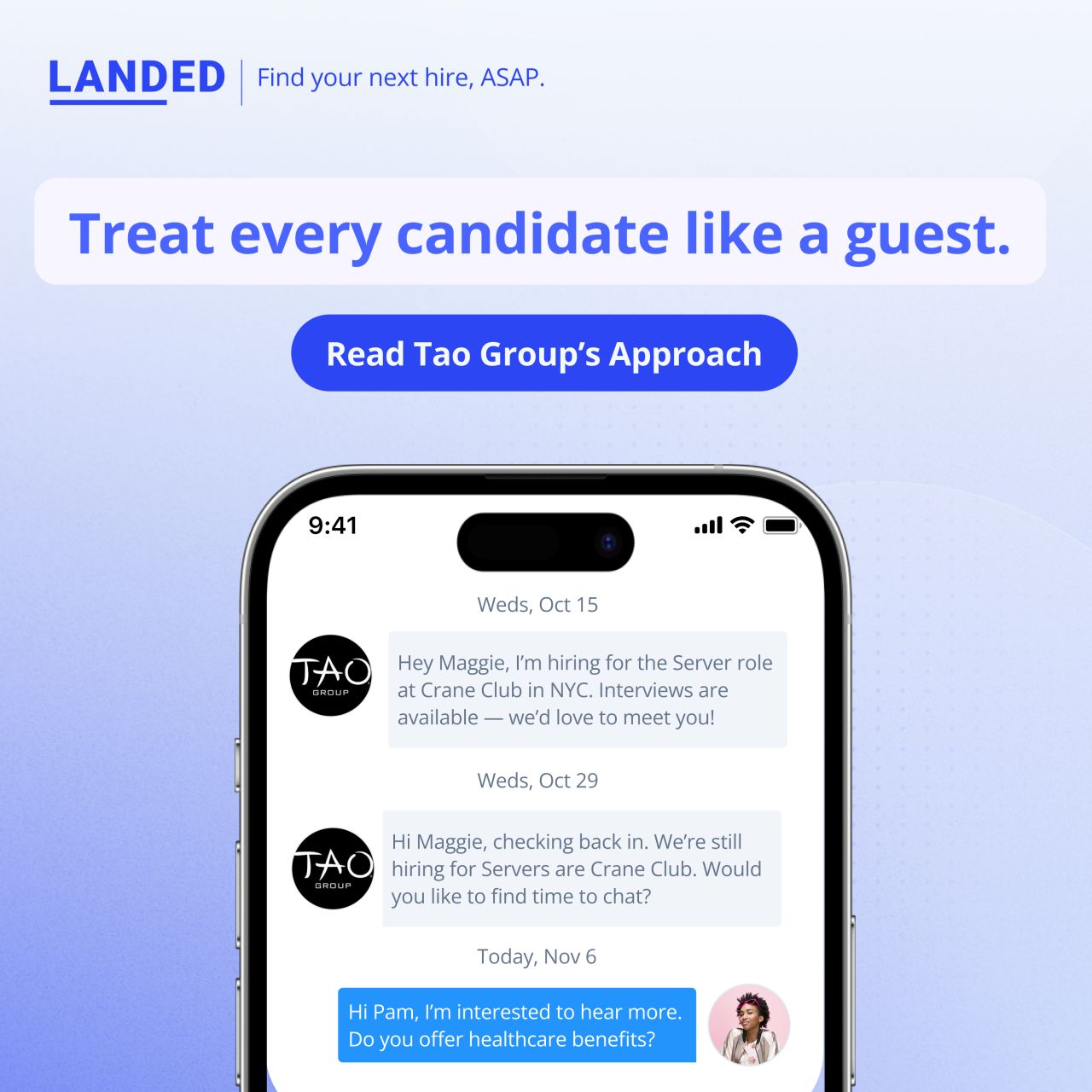 LANDED ad