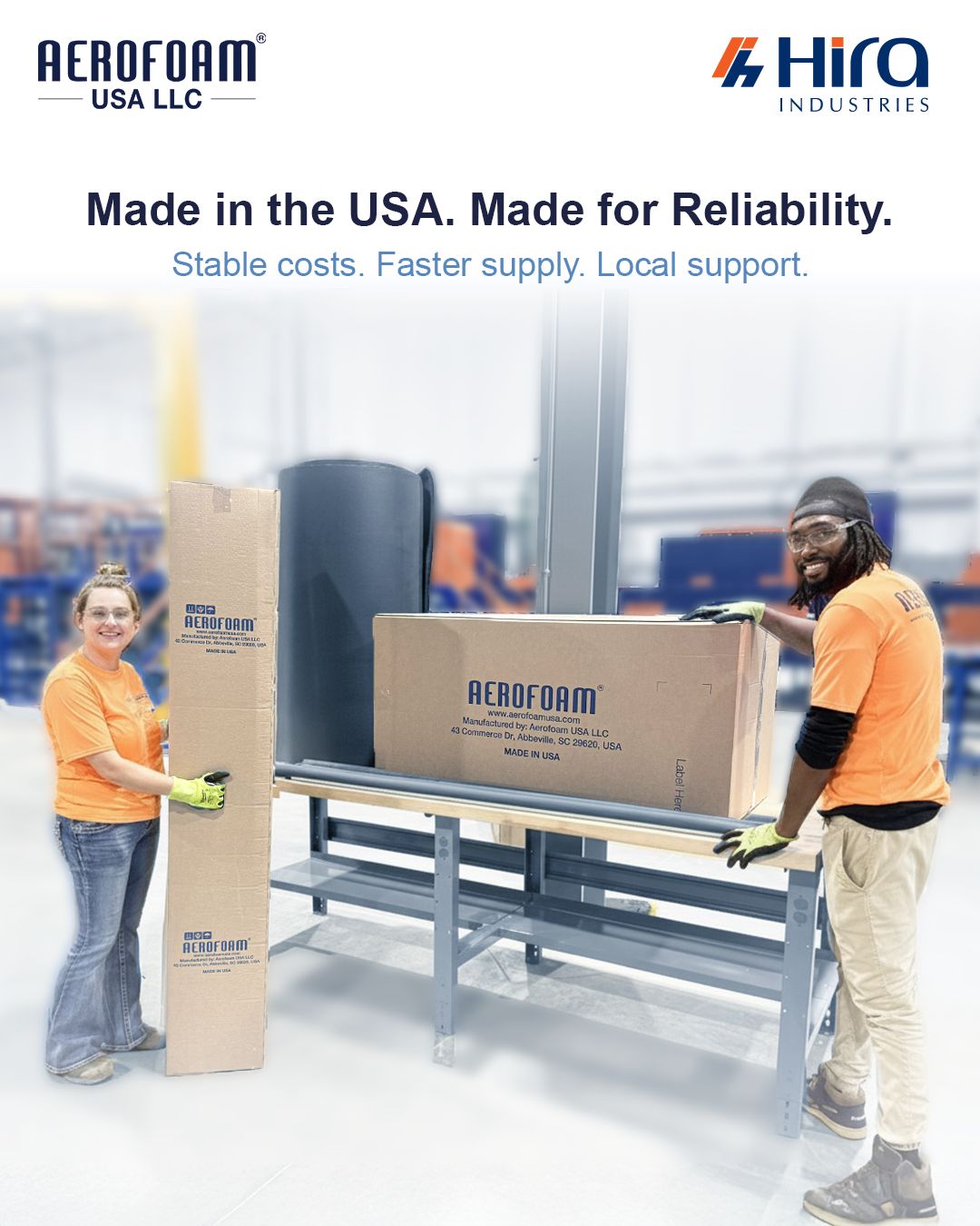 Aerofoam USA ad