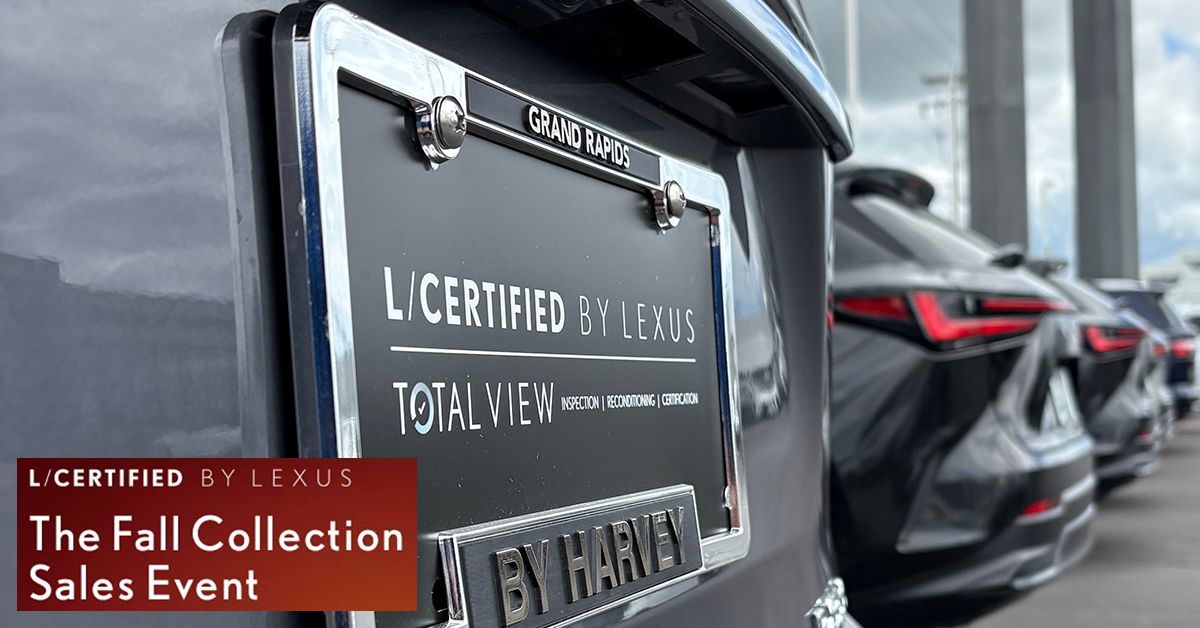 Harvey Lexus of Grand Rapids ad