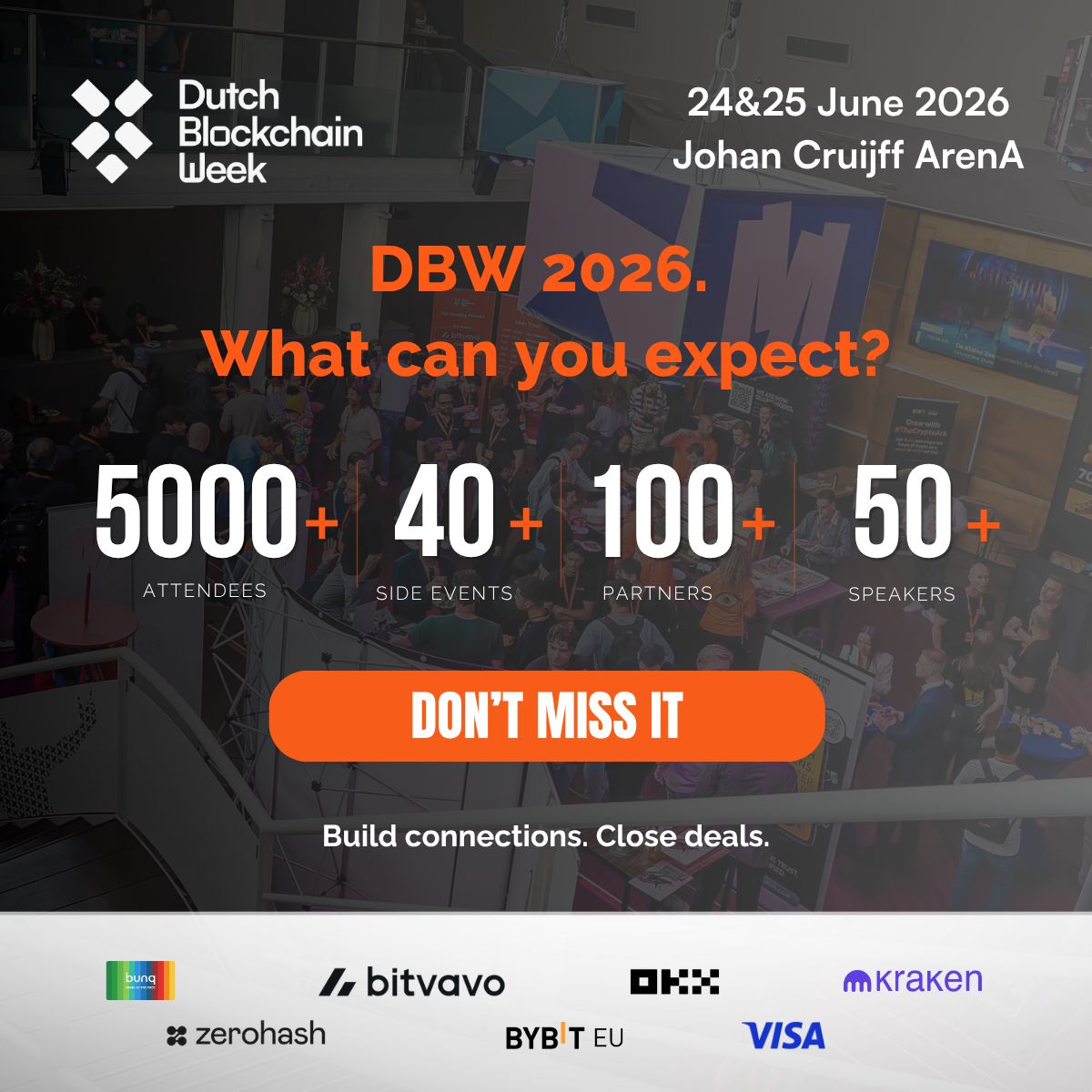 Dutch Blockchain Week ad