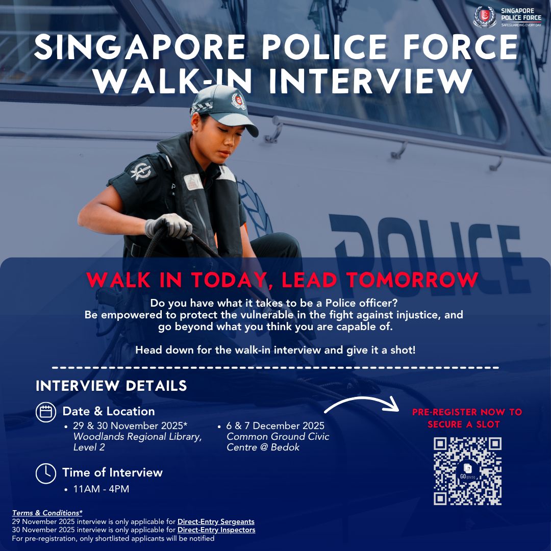 Singapore Police Force ad