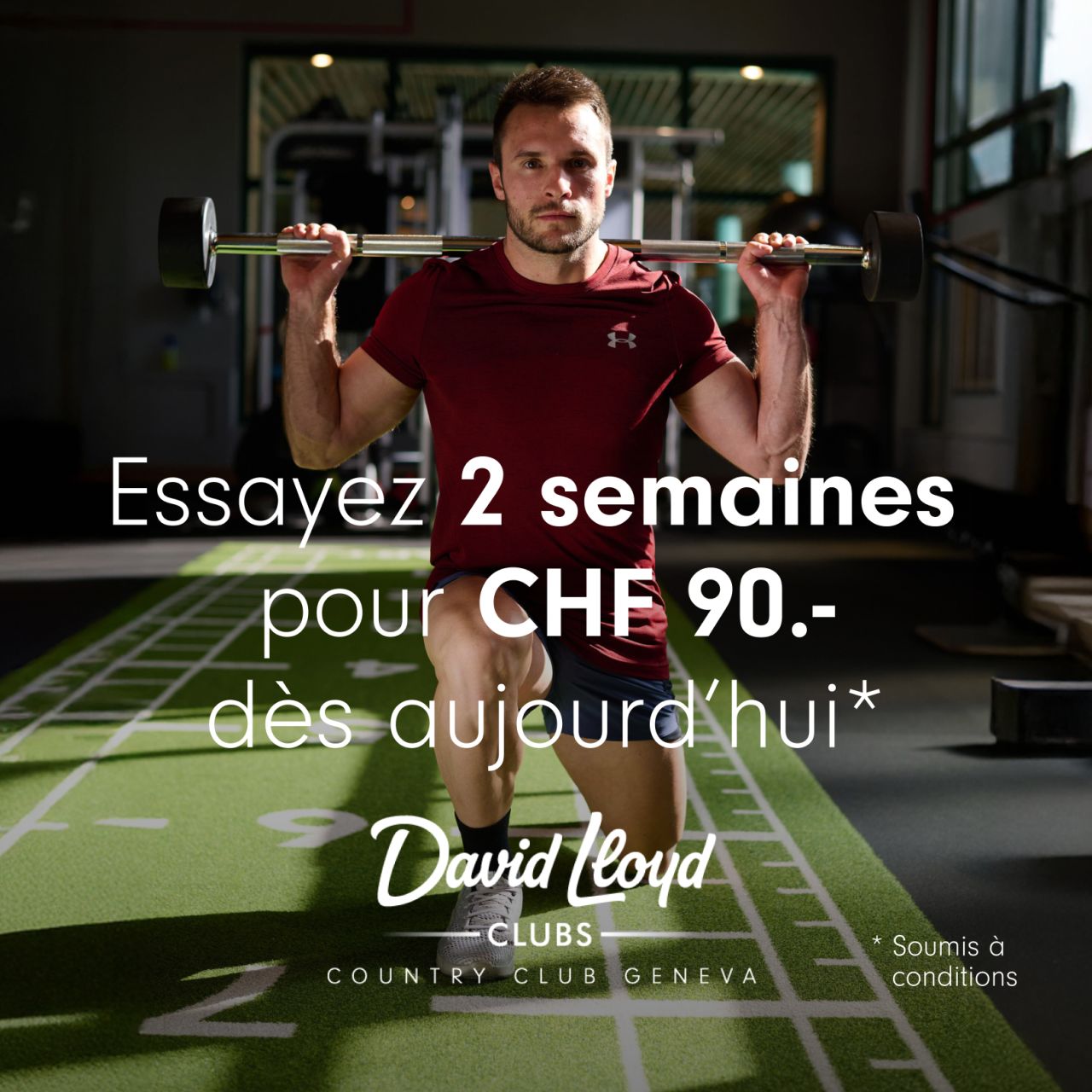 David Lloyd Country Club Geneva ad